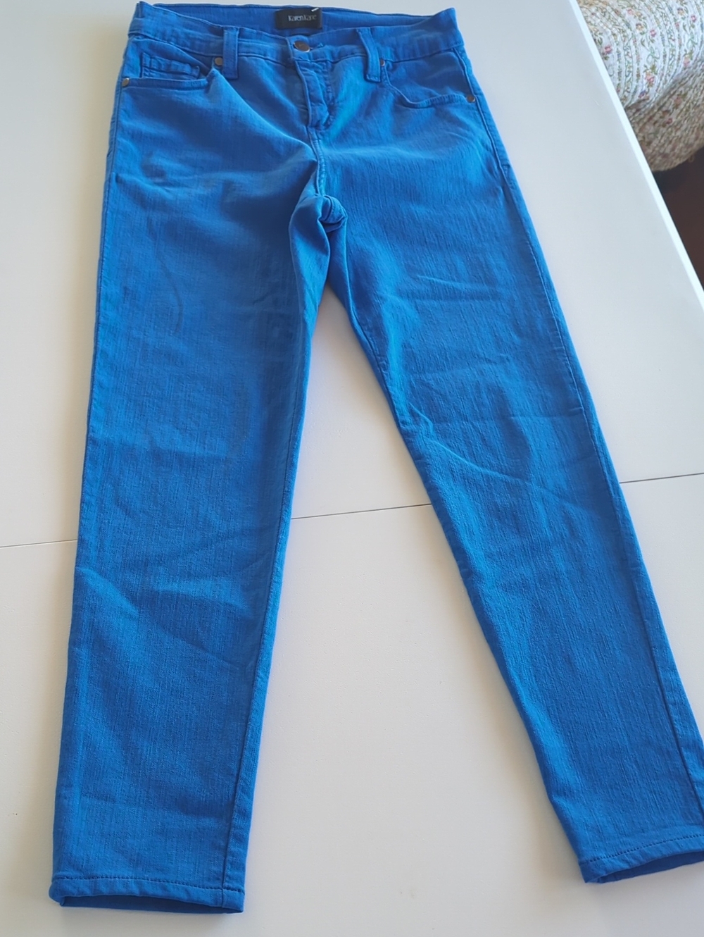 Karen Kane Bright Blue Skinny Jeans